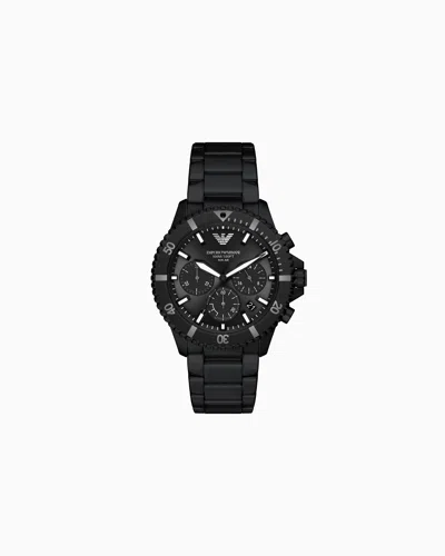 Emporio Armani Montres À Bracelet En Acier In Red