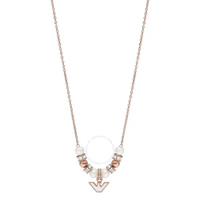 Emporio Armani Mother-of-pearl Components Necklace