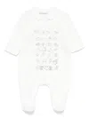 Emporio Armani Motif-embroidered Pajamas In White