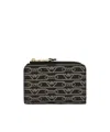 Emporio Armani Multi-card Printed Wallet In Black