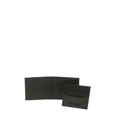 Emporio Armani Multi-card Slot Wallet Set In Black