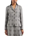 Emporio Armani Multi Patterned Checkered Blazer
