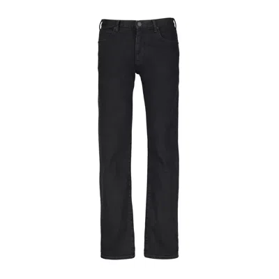 Emporio Armani Multi-pocket Jeans In Black