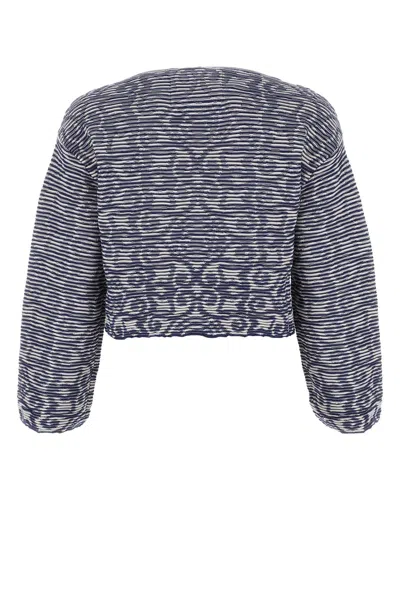 EMPORIO ARMANI MULTICOLOR DENIM TOP