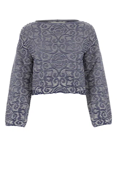 EMPORIO ARMANI EMPORIO ARMANI MULTICOLOR DENIM TOP