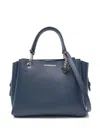 Emporio Armani Empoorio Armani Logo-print Tote Bag In Blue