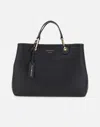 Emporio Armani Bag In Textured Synthetic Leather In Black