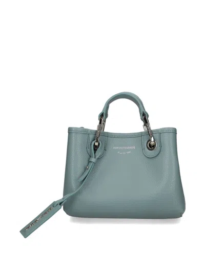 Emporio Armani My Ea Xsmall Shopping Bag In Gray