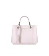Emporio Armani Myea Vegan Leather Handbag In Pastel Pink