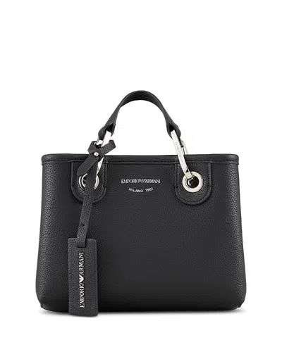 Emporio Armani Deer-print Mini Myea Bag In Two-tone