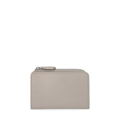Emporio Armani Myea Grey Small Wallet In Gray