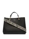 Emporio Armani Logo-debossed Tote Bag In Black