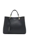 Emporio Armani Myea Medium Shopping Bag In Black