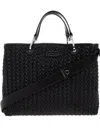 Emporio Armani Myea Medium Shopping Bag In Black