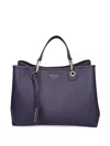 Emporio Armani Myea Medium Shopping Bag In Purple