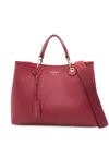 Emporio Armani Myea Medium Shopping Bag In Red