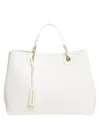 Emporio Armani Myea Bag Small Shopper Bag With Deer Print In White