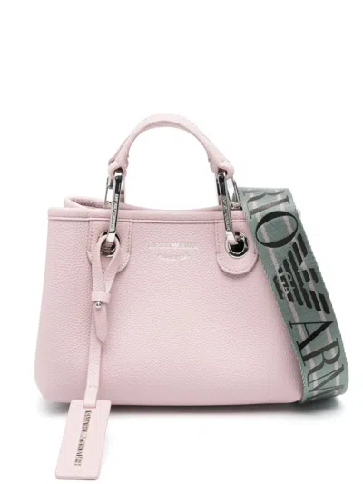 Emporio Armani Myea Mini Shopping Bag In Pink