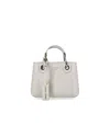 Emporio Armani Myea Perla Tabacco Mini Shopping Bag In White