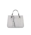 Emporio Armani Myea Small White Shopping Bag