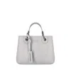 Emporio Armani Myea Small White Shopping Bag