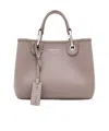 Emporio Armani Myea Shopper Shoulder Bag In Neutral