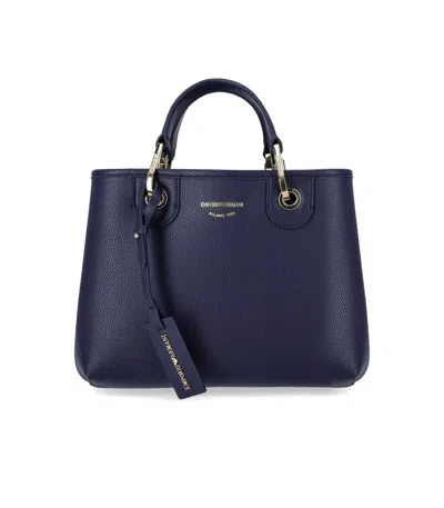 Emporio Armani Myea Small Blue Shopping Bag