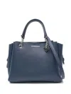 Emporio Armani Empoorio Armani Logo-print Tote Bag In Blue