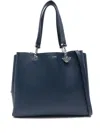 Emporio Armani Myea Small Shopping Bag In Blue