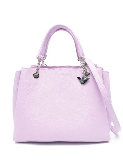 Emporio Armani Myea Small Shopping Bag In Pink