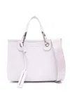 Emporio Armani Myea Vegan Leather Handbag In Pastel Pink