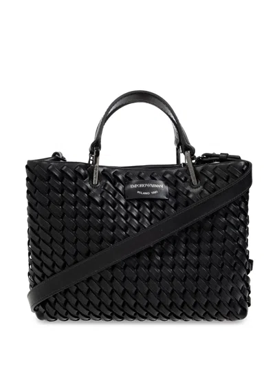 Emporio Armani Myea Tote Bag In Black
