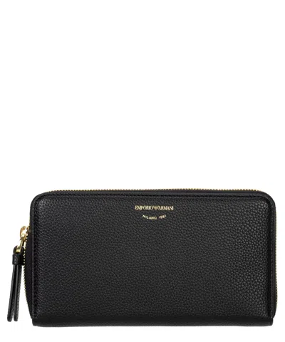 Emporio Armani Myea Wallet In Black