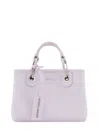 Emporio Armani Myea Vegan Leather Handbag In Pastel Pink