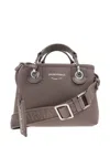 Emporio Armani Xs Shopping Simil Deer In Brown