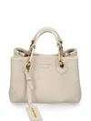 Emporio Armani Double Handle Shoulder Bag In Beige