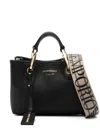 Emporio Armani Small Eco-leather Handbag In Black