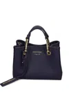 Emporio Armani Myea Xs Shopping Bag In Blue