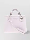 Emporio Armani Myea Vegan Leather Handbag In Pastel Pink