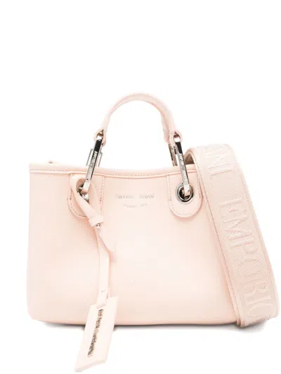 Emporio Armani Myea Xsmall Tote Bag Detachable Strap In Pink