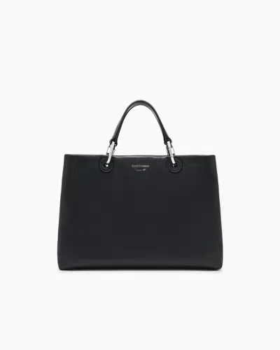 Emporio Armani Nappa-leather Medium Myea Shopper Bag