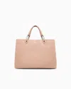 Emporio Armani Nappa-leather Medium Myea Shopper Bag