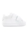 Emporio Armani Nappa-leather Sneakers With Strap