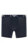 Emporio Armani Set Di Boxer In Cotone Nero Uomo In 27435