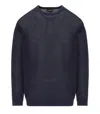 Emporio Armani Navy Blue Crewneck Jumper