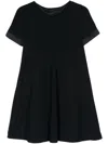 EMPORIO ARMANI ELEGANT AND TIMELESS BLACK SHORT DRESS FOR WOMEN