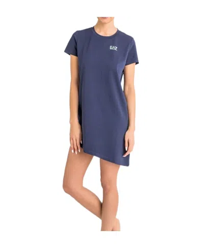 Emporio Armani Navy Blue Logo Dress