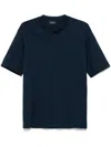 Emporio Armani Logo Print Crew Neck Cotton T-shirt