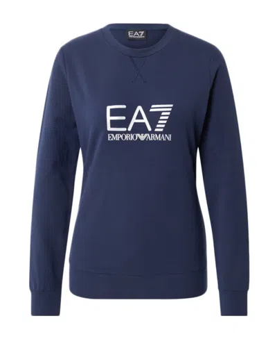 Emporio Armani Navy Blue Logo Sweater