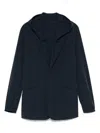 Emporio Armani Nylon Hooded Blazer Jacket